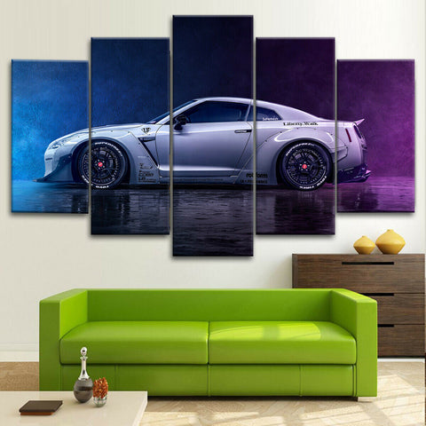 Nissan Skyline GTR Super Sports Car Wall Art Decor Canvas Printing