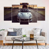 Image of Novitec White Super Car Wall Art Decor Canvas Printing