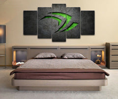 Nvidia Gaming Room Wall Art Decor Canvas Printing