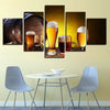 Image of Oak Barrel Beer Dispenser Wall Art Decor Canvas Printing