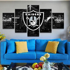 Oakland Raiders Wall Art Decor Canvas Printing