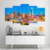 Image of Oklahoma Downtown Cityscape Wall Art Decor Canvas Printing