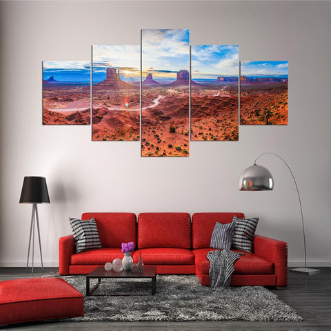 Oljato Valley Southwestern Mountain Wall Art Decor Canvas Printing