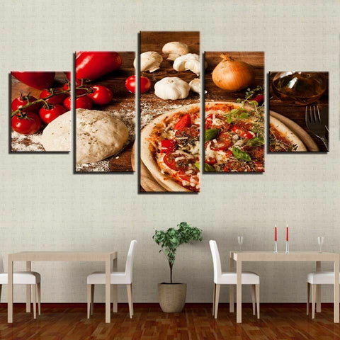 Homemade Pizza Food Wall Art Decor Canvas Printing