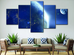 Planet Earth Universe Wall Art Decor Canvas Printing