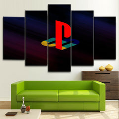 Play Station Logo Wall Art Decor Canvas Printing