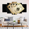 Image of Playing Cards Blackjack Wall Art Decor Canvas Printing