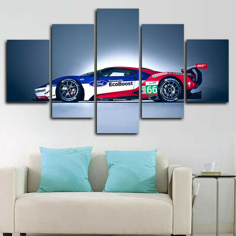 Race Car Wall Art Decor Canvas Printing