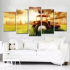 Image of Rooster Chicken Barn Harvest Wall Art Decor Canvas Printing