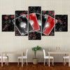 Image of Set Of Ace Playing Cards Wall Art Decor Canvas Printing