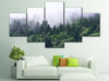 Image of Smoky Forest Mist Wall Art Decor Canvas Printing