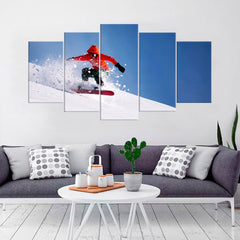 Snowboarding Winter Sports Wall Art Decor Canvas Printing