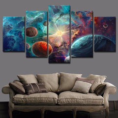 Space Milky Way Wall Art Decor Canvas Printing