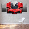 Image of Sports Red Super Car Wall Art Decor Canvas Printing