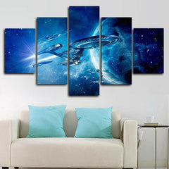 Star Trek Starship Enterprise Wall Art Decor Canvas Printing