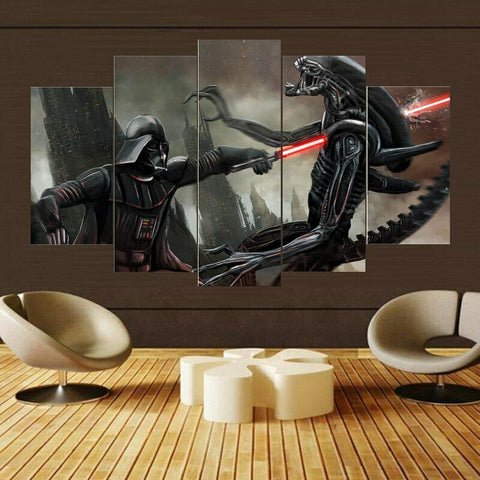 Star Wars Darth Vader Sith Stormtrooper Jedi Wall Art Decor Canvas Printing