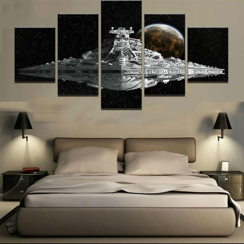 Star Wars Imperial Star Destroyer Wall Art Decor Canvas Printing