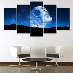 Star Wars Landscape Death Star Wall Art Decor Canvas Printing