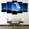 Image of Star Wars Landscape Death Star Wall Art Decor Canvas Printing