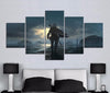 Image of Star Wars Mandalorian Wall Art Decor Canvas Printing