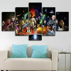 Star Wars Movie Characters Wall Art Decor Canvas Printing