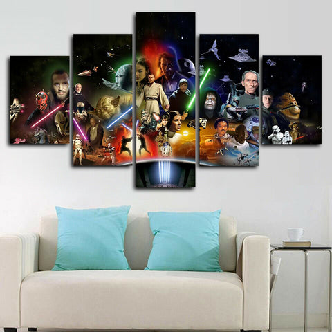 Star Wars Movie Characters Wall Art Decor Canvas Printing