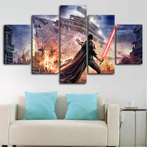 Star Wars Movie StarKiller Wall Art Decor Canvas Printing