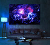 Image of Starry Purple Galaxy Space Wall Art Canvas Printing Decor-1Panel