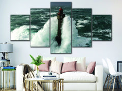 Stormy Lighthouse Ocean Wall Art Decor Canvas Printing