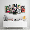 Image of Street Art Graffiti Wall Art Decor Canvas Printing