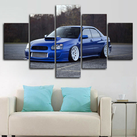 Subaru Impreza WRX STI Tuning Wall Art Decor Canvas Printing