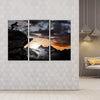 Image of Swiss Alps Mountain Biking Wall Art Decor Canvas Printing