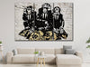 Image of Three Wise Monkeys See-Hear-Speak No Wall Art Decor Canvas Printing