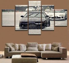 Toyota Supra MK3 Drift Cars Wall Art Decor Canvas Printing