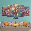 Image of Tree of Life Abstract Wall Art Decor Canvas Printing