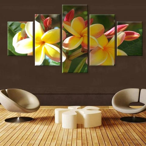 Tropical Flower Wall Art Decor Canvas Printing