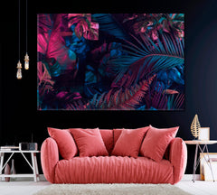 Tropical Palm Leaves Wall Art Canvas Printing Decor-1Panel