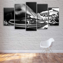 Turntable Record Deck Wall Art Decor Canvas Printing