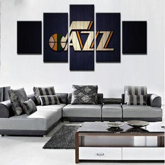 Utah Jazz Wall Art Decor Canvas Printing