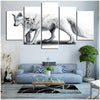 Image of White Wolf Wall Art Decor Canvas Printing