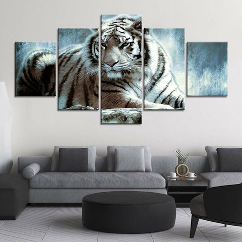 Wild Tiger Scenery Wall Art Decor Canvas Printing