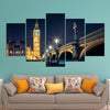 Image of London Big Ben at Night Wall Art Decor Canvas Printing