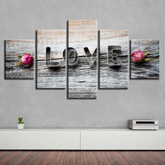 love Letter Wall Art Decor Canvas Printing