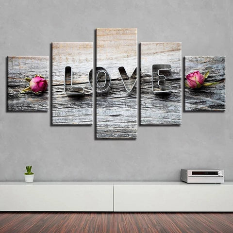 love Letter Wall Art Decor Canvas Printing