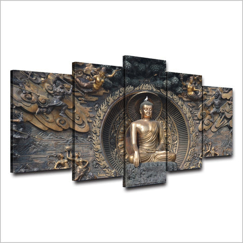 Buddha Statue Meditation Wall Art Decor - CozyArtDecor