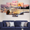 Image of Jerusalem Modular Wall Art Canvas Print Decor - CozyArtDecor