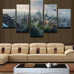 Star Wars Scenery Millennium Falcon Wall Art Decor - CozyArtDecor