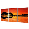 Image of Guitar tree lake sunset Wall Decor Art Printing - CozyArtDecor