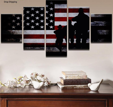 American Soldier Wall Art Decor - CozyArtDecor