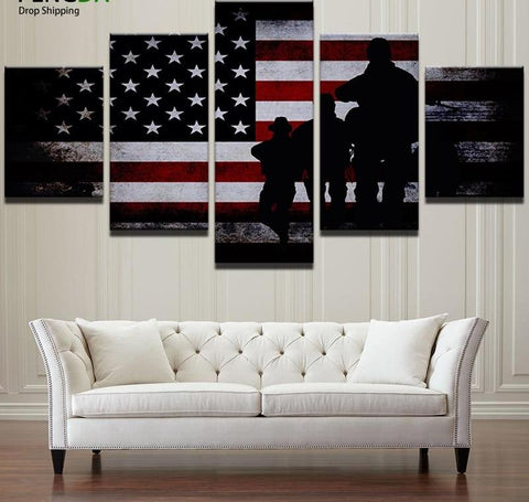 American Soldier Wall Art Decor - CozyArtDecor